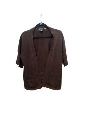 New Directions Boho Open-front Cardigan